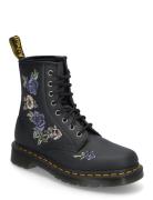 1460 Vonda Black Genix Nappa Lange Støvler Black Dr. Martens