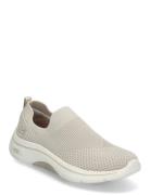 Womens Go Walk Arch Fit 2.0 Low-top Sneakers Cream Skechers