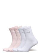 Puma Women Sock 4P Ecom Sport Sport Clothing Sport Socks Multi/pattern...