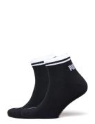 Puma Unisex Heritage Quarter 2P Sport Sport Clothing Sport Socks Black...