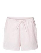 Jasmin Shorts - Seersucker Bottoms Shorts Casual Shorts Pink STUDIO FE...