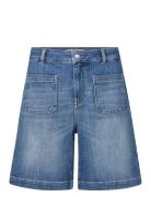 Mmsoey Grendel Shorts Bottoms Shorts Denim Shorts Blue MOS MOSH