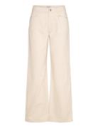 Dante6-Nuit Distressed Wide Leg Jeans Bottoms Trousers Wide Leg Cream ...