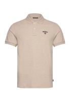 Morris Piqué Shirt Designers Polos Short-sleeved Beige Morris