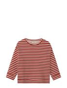 Alvin Ls Sweatshirt Tops T-shirts Long-sleeved T-Skjorte Red Fliink