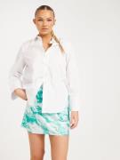 Pieces - Mininederdele - Blue Atoll Graphic - Pckerra Hw Mini Skirt - ...