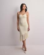 Nelly - Hvid - Lace Slip Dress