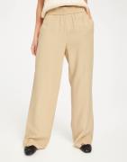 Vero Moda - Beige - Vmcarmen Hw Wide Pull-On Pant Noos