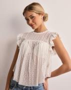 Nelly - Hvid - Lovely Blouse Top