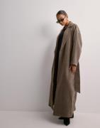 Object Collectors Item - Brun - Objclara Oversize Wool Coat a Div