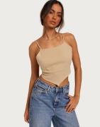 Vero Moda - Beige - Vmnatali Nia Handlerchief Top Wvn