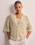 Pieces - Beige - Pcaia 2/4 Knit Shirt Bc