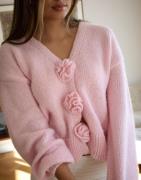 Pieces - Pink - Pcfatima Ls Knit Cardigan D2D Fsy B