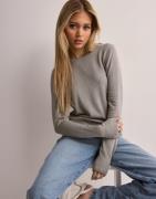 Only - Beige - Onljasmin O-Neck Pullover Ex Knt