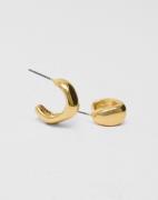 Pieces - Guld - Fpbella Small Hoop Plated Noos