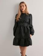 Vero Moda - Sort - Vmsulle L/S Short Dress Wvn Pa