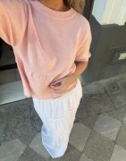 Nelly - Pink - Peplum Knit Top