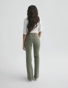 Nelly - Grøn - Low Waist Bootcut Stitch Jeans