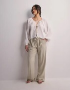 Neo Noir - Beige - Sonar Drapy Linen Pants