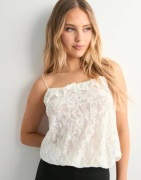 Nelly - Hvid - Lace Balloon Singlet