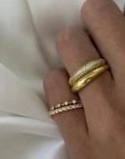 Muli Collection - Guld - Thin Dome Ring