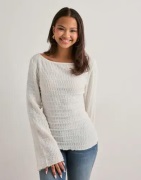 Nelly - Hvid - Elegant Structure Ls Top