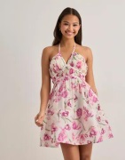 Malina - Blomstret - Fiorella Pleated Halterneck Mi