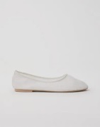 Nelly - Hvid - Lace Ballerina