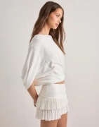 Nelly - Hvid - Mini Frill Skirt