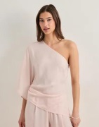 Nelly - Pink - Asymmetric Short Sleeve Top