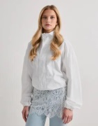 Nelly - Hvid - Lace Mini Skirt