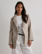 Neo Noir - Beige - Bowie Herringbone S Blazer