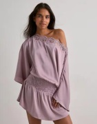 Nelly - Pink - Slouchy Lace Dress