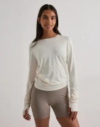 Aim'n - Hvid - Luminous Draped Long Sleeve