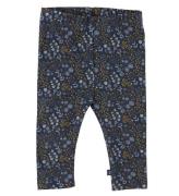 Smallstuff Leggings - Flower Night - Dark Blue