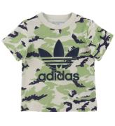 adidas Originals T-shirt - Orbit Grey/Magic Lime/Shadow Navy