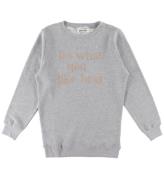 Add to Bag Sweatshirt - GrÃ¥ m. Print