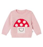 Stella McCartney Kids Bluse - Strik - Rosa m. Svamp