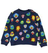 Stella McCartney Kids Sweatshirt - Navy m. Aber