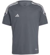 adidas Performance T-Shirt - TIRO 23 JSY Y - GrÃ¥/Hvid