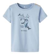 Name It T-shirt - NbmFogat - Dusty Blue