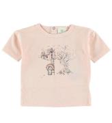 En Fant T-shirt - Lys rosa m. Print