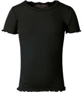 Rosemunde T-shirt - Rib - Sort