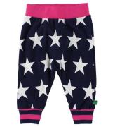 Freds World Bomuldsbukser - Navy/Magenta m. Stjerner