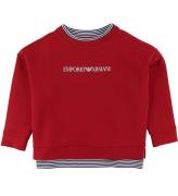 Emporio Armani Bluse - RÃ¸d m. Logo