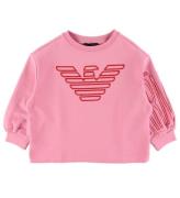 Emporio Armani Sweatshirt - Rosa m. Logo