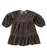 Huttelihut Kjole - Daily - Velour - Brown