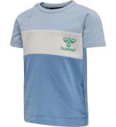 Hummel T-Shirt - hmlAslan - Silver Lake Blue