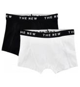 The New Boxershorts - 2-pak - Noos - Sort/Hvid