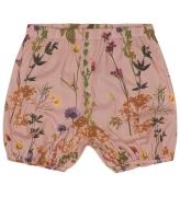 Christina Rohde Shorts - Rosa m. Blomster